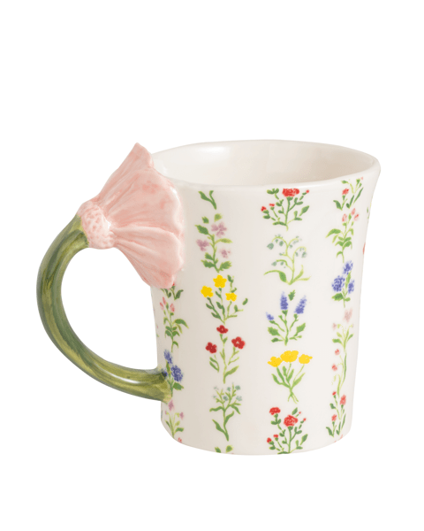 Flower Handle Mug