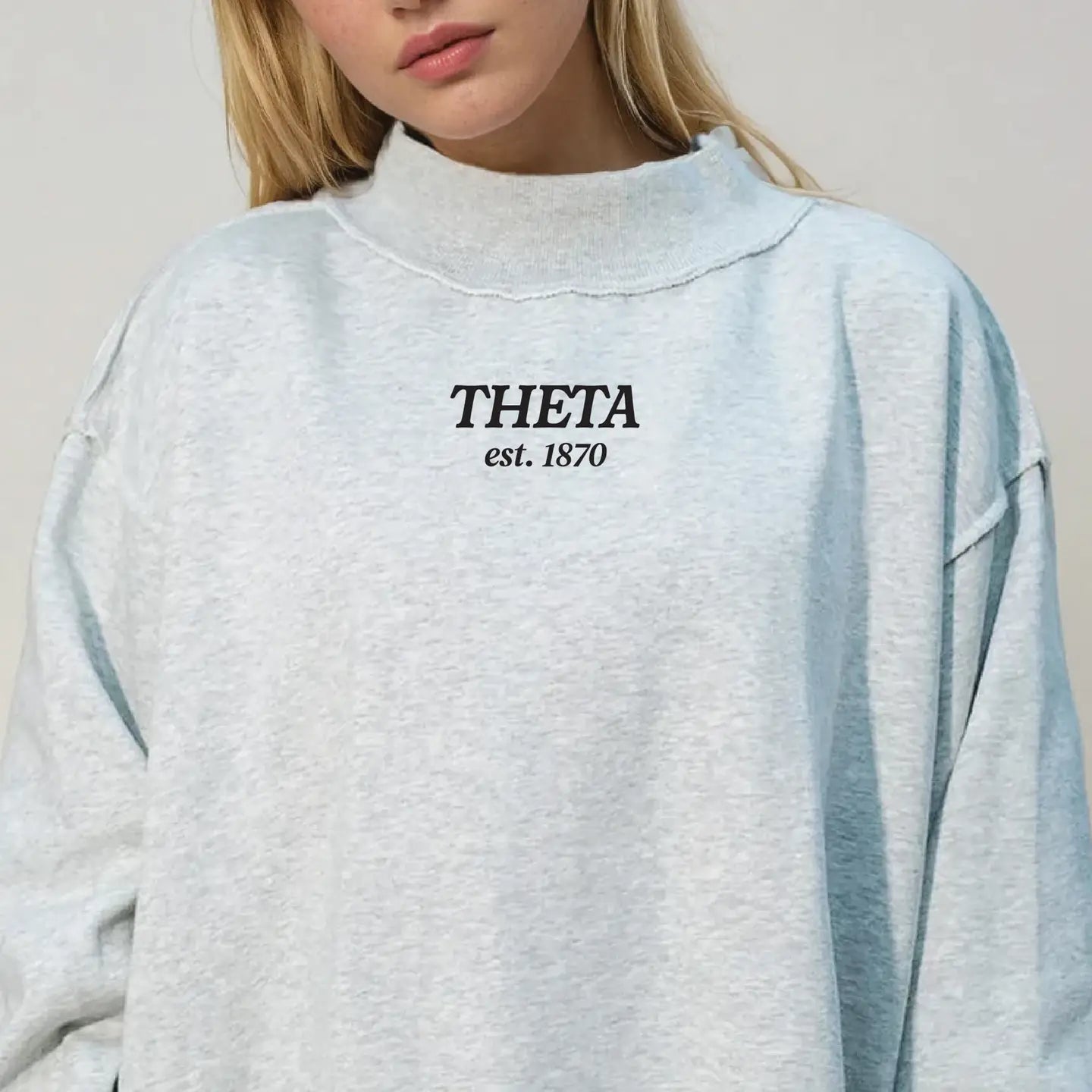 Sorority Chapter Mockneck Sweatshirt