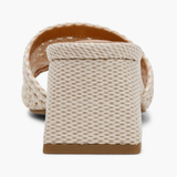 Cratar Woven Sandal, Ivory