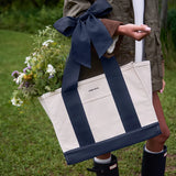 Canvas Tote Bag, Oxford Navy Blue