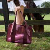 Jelly Tote w/ Phone Pouch, Mulberry Twilly