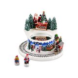Musical Ice Skating Winter Scene
