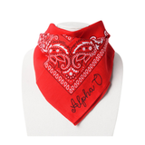 Sorority Cotton Embroidered Bandana
