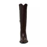 Greva Tall Boots, Brown Smooth