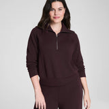Spanx® AirEssentials Half Zip, Truffle Brown
