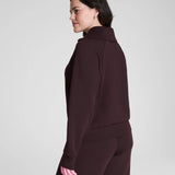 Spanx® AirEssentials Half Zip, Truffle Brown
