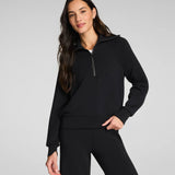SPANX AirEssentials® Half Zip, Very Black