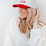 I Need A Diet Coke Embroidered Trucker Hat, Red/White