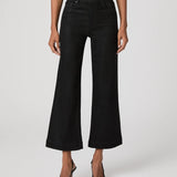 Anessa Wide Leg Jean, Black Fog Luxe Coating