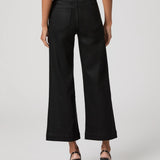 Anessa Wide Leg Jean, Black Fog Luxe Coating