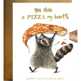 Pizza My Heart Valentine's Day Card