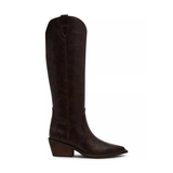 Greva Tall Boots, Brown Smooth