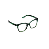 Cleo Glasses, Emerald Ombre Horn
