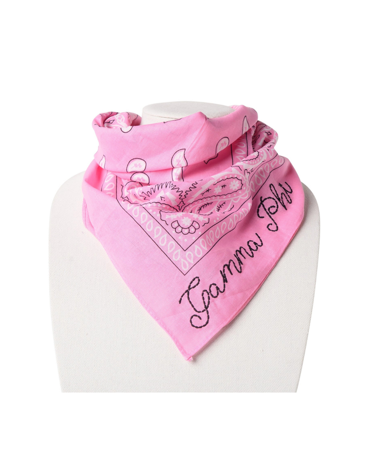 Sorority Cotton Embroidered Bandana