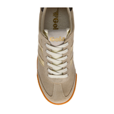 Elan Glitz Sneakers, Bone/Gold/Dark Brown