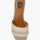 Cratar Woven Sandal, Ivory