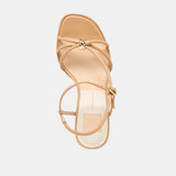 Odete Heels, Light Tan Leather