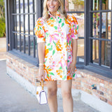 Scenic Route Dress, Blush Multi