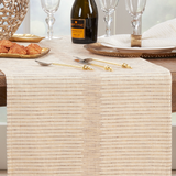 Shimmer Striped Table Runner