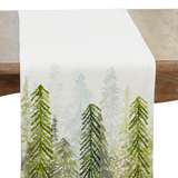 Printed & Beaded Trees Table Runner
