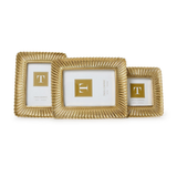Scalloped Plume Gold Frame