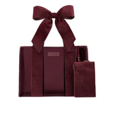 Jelly Tote w/ Phone Pouch, Red Velvet Bow
