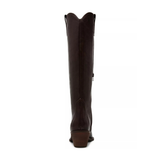 Greva Tall Boots, Brown Smooth