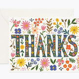 Floral Thanks Card