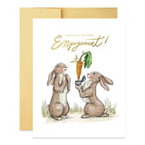 Engagement Bunnies Greeting Card