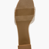 Cratar Woven Sandal, Ivory