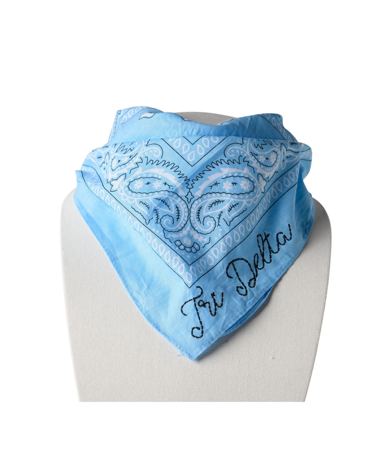 Sorority Cotton Embroidered Bandana