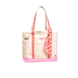 Canvas Tote Bag, Sicily Stripes Pink