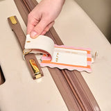 Jetsetter Luggage Tag, Sicily Stripes Pink
