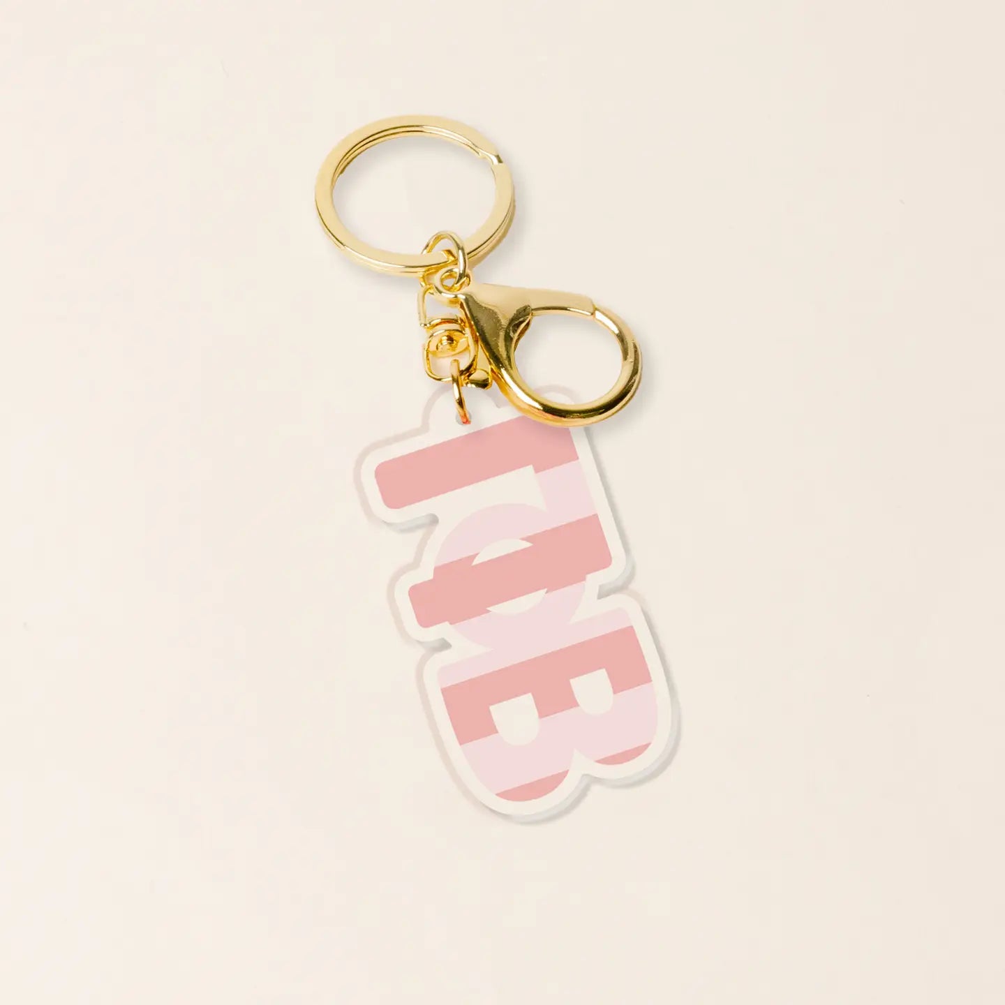 Sorority Stripes Acrylic Keychain