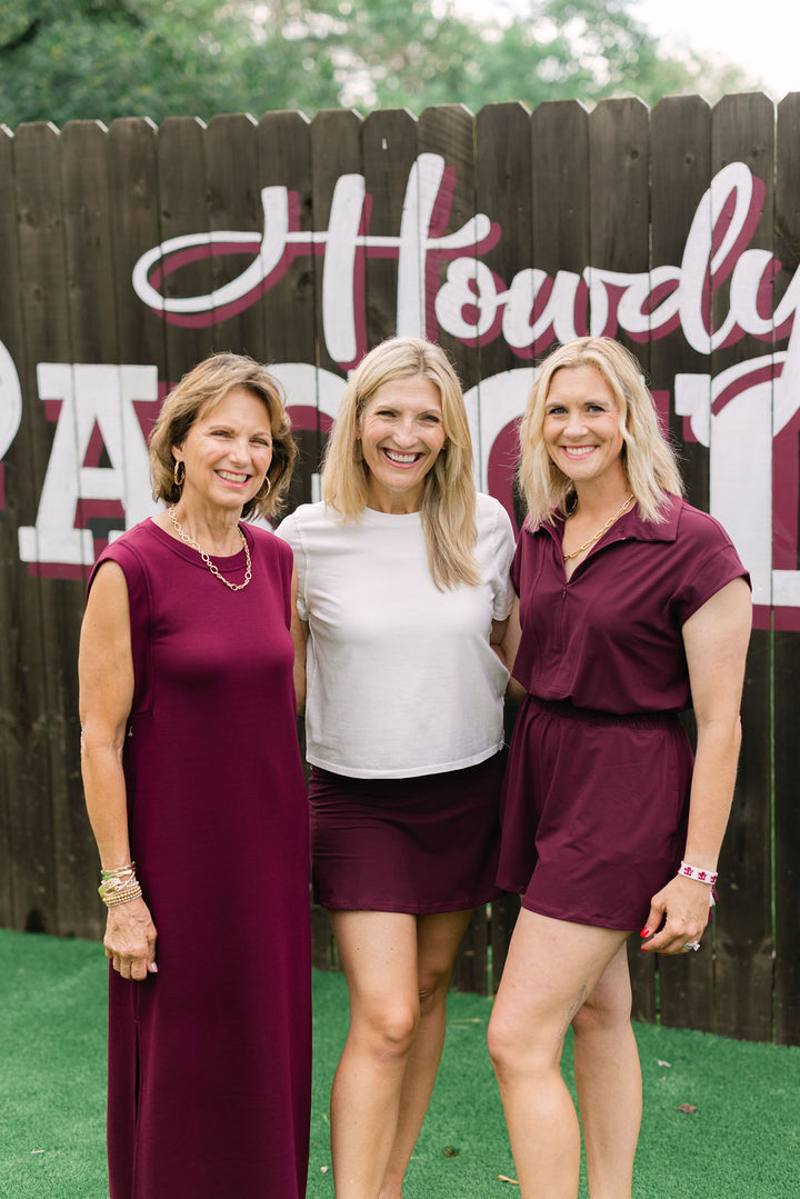 First Down Fave Dress, Maroon