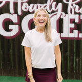 Ready for What's Next Skort, Maroon