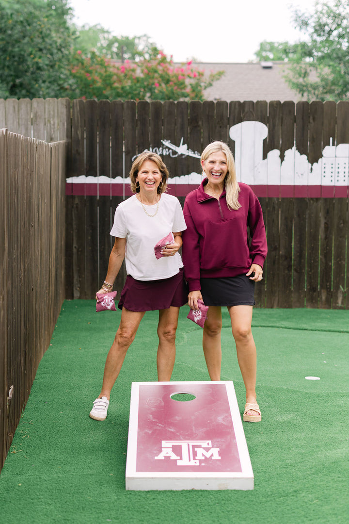 Meet You There Pullover, Maroon