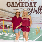 Tailgate Traditions Top, Maroon