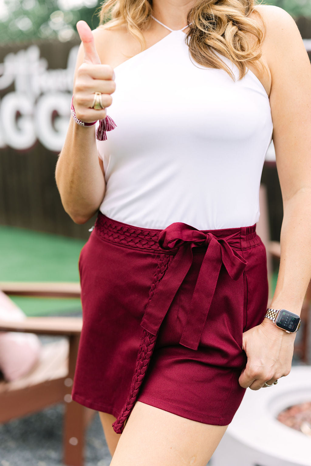 Ready To Win Skort, Maroon