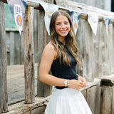 Game Day Glow Skirt, White