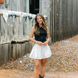 Game Day Glow Skirt, White