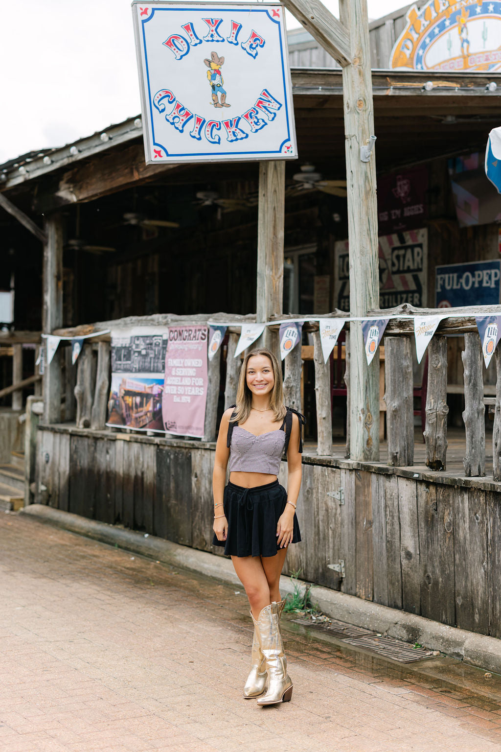 Touchdown Twirl Skort, Black