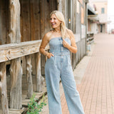 Saturday Lights Jumpsuit, Denim