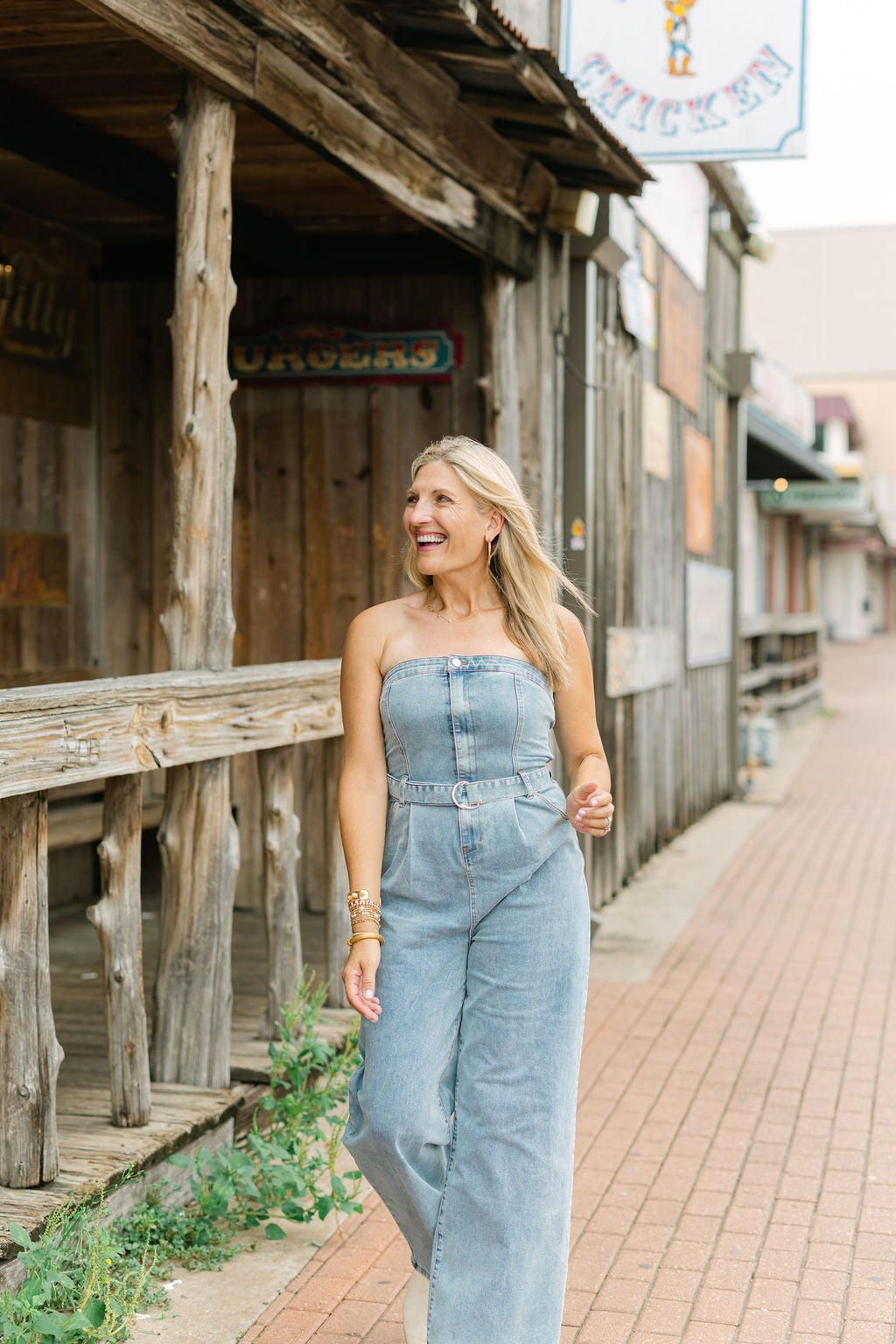 Saturday Lights Jumpsuit, Denim