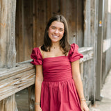 Pass The Fashion Dress, Maroon