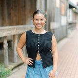 Tilly Vest, Black