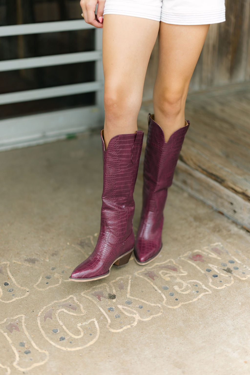 LeAnn Boots, Dark Cherry