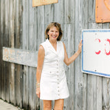 Vida Dress, Toasted Ecru