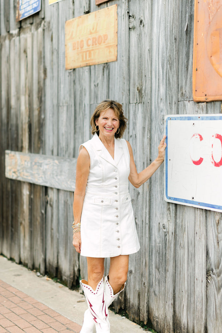 Vida Dress, Toasted Ecru