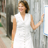 Vida Dress, Toasted Ecru